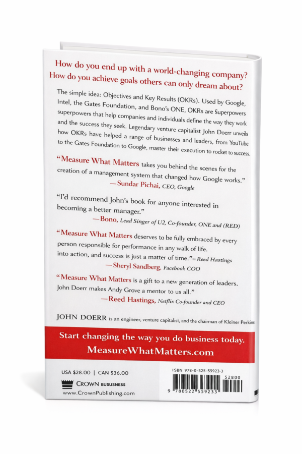 Measure What Matters by John Doerr | OKRs & Goal Setting