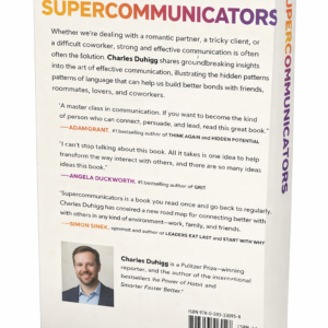 Supercommunicators Charles Duhigg communication skills book back cover